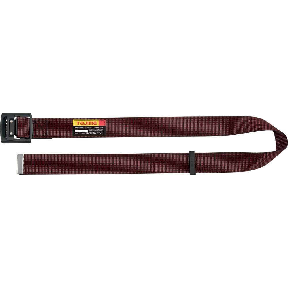 タジマ 新規格安全帯 胴ベルトLサイズ ドット赤 BAL145-DRE 長さ145cm 革手袋でも操作が簡単な軽量アル..