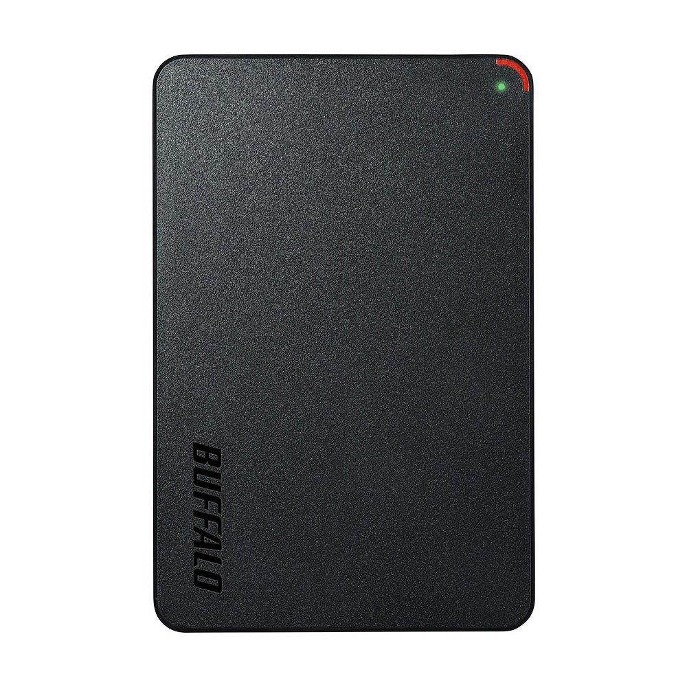 BUFFALO ミニステーション USB3.1(Gen1)/USB3.0用ポータブルHDD 1TB 【 i Phone 16 / 16 pro 動作確認済み 】HD-PCFS1.0U3-BBA