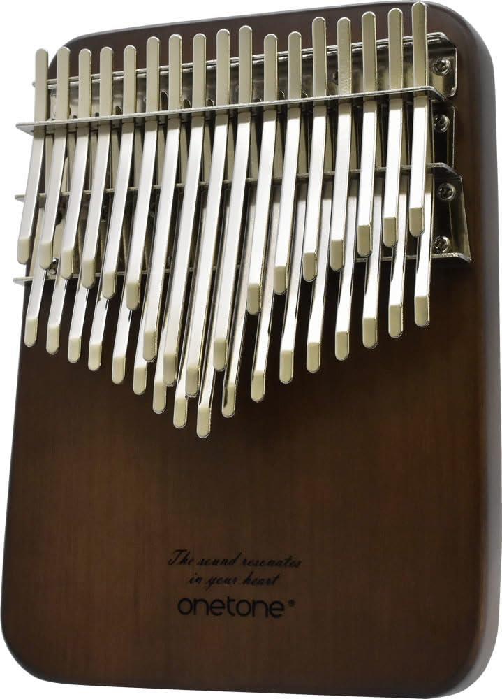 ONETONE ワントーン カリンバ (親指ピアノ) 34キー 初心者セット ブラックウォルナット材 OTKLS-34/BWN 専用ケース/クリーニングクロス/キー調整用ハンマー/下段キー調整用スティック/キーステッカー/カラーステッカー/ピックアップ付き 2