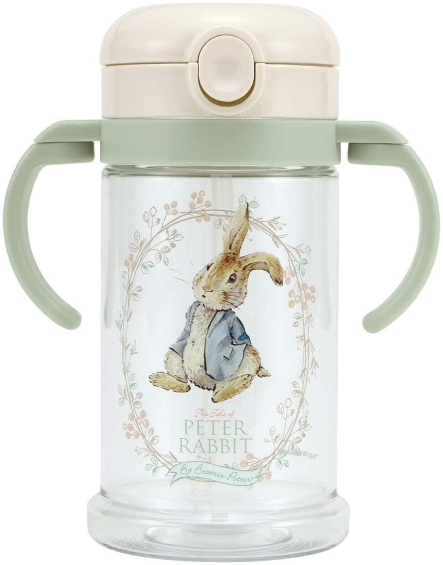 スケーター(Skater) ベビー用 マグカップ ストロー付き コップ ピーターラビット 370ml KSHW2N