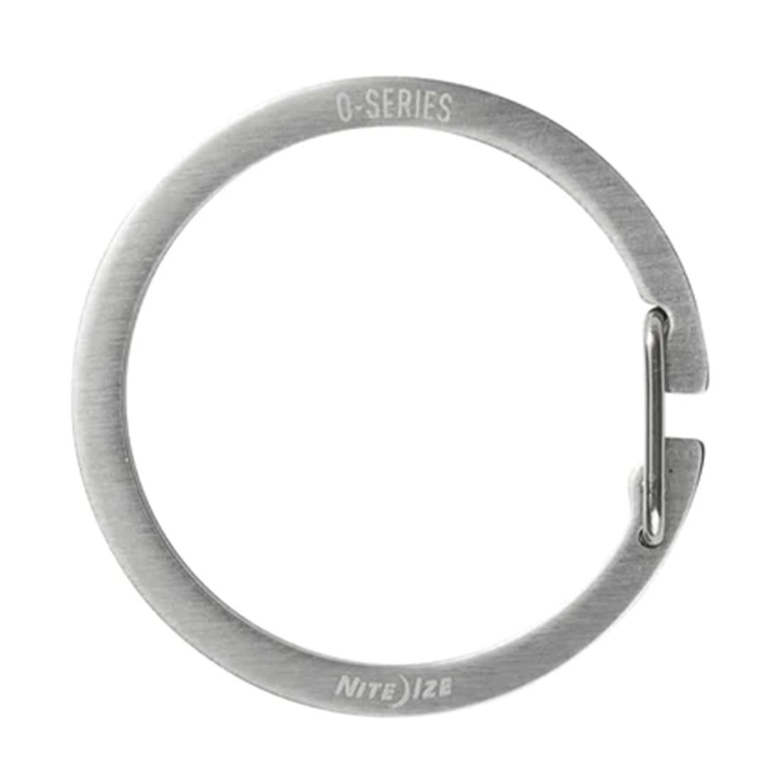 ナイトアイズ(NITEIZE) O(オー)キーリング カラビナ 丸型 キーホルダー リング ステンレスシルバー