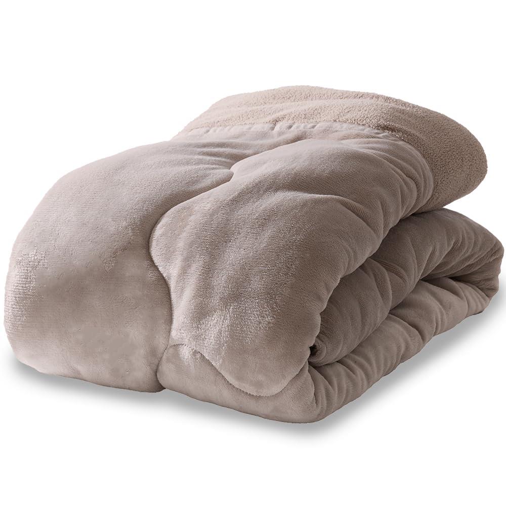 アイリスプラザ掛け布団シープボア毛...