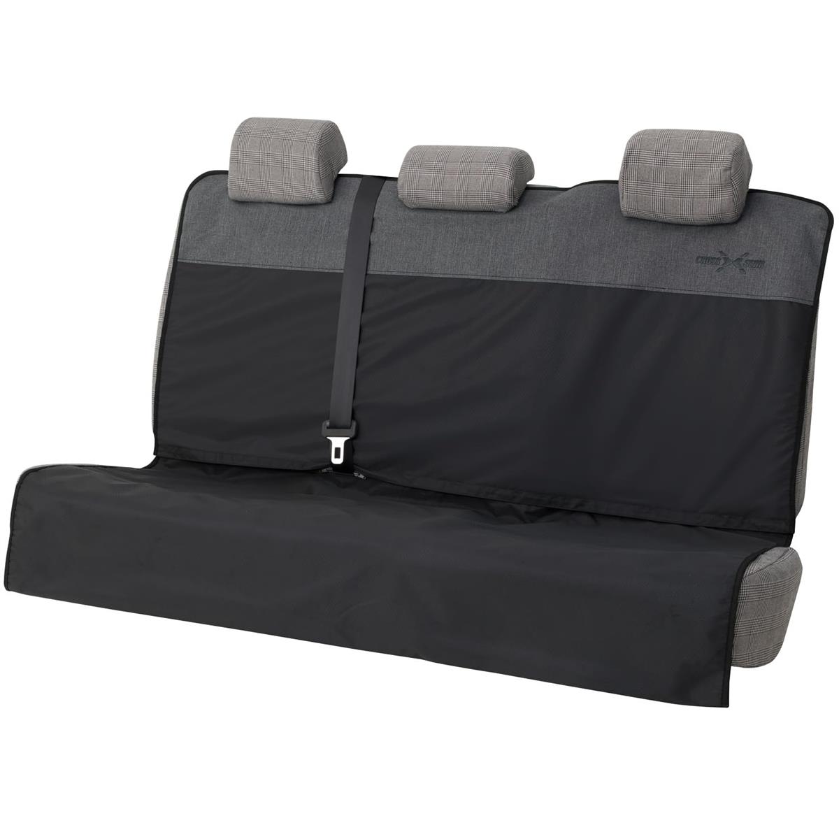 ボンフォーム(BONFORM) シートカバー クロスギア 防水 グレー ラゲージ・後席兼用 2WAY フリーサイズ 簡単取り付け 撥水 160x125cm 4087-04GY