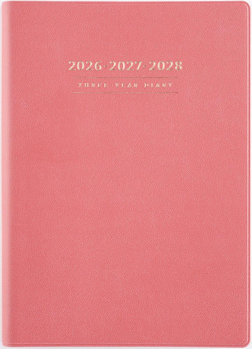 高橋 手帳 2026年 A5 3年卓上日誌 ピンク No.481 (2026年 1月始まり)
