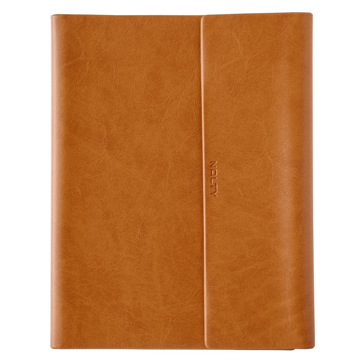 8723 NOLTYティオA5フラップ付きカバー＆ブックセット(キャメル)