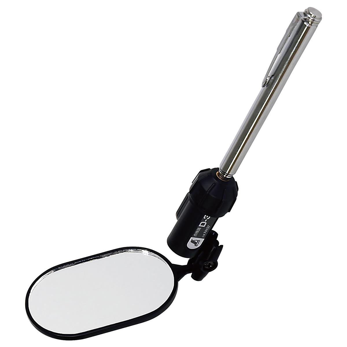 シンワ測定(Shinwa Sokutei) 点検鏡D 楕円型 ライト付き 50×80mm 74157