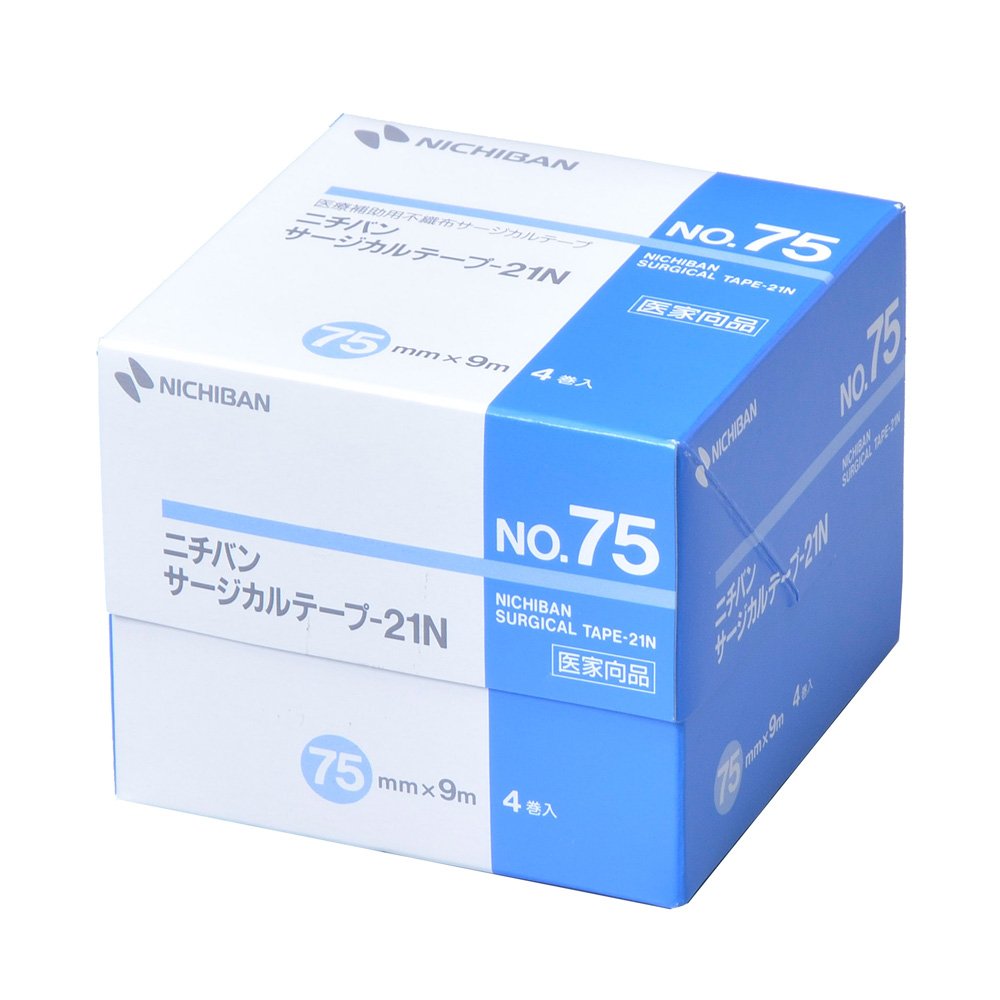 サージカルテープ-21N No.75 (75mm×9m) 4巻入