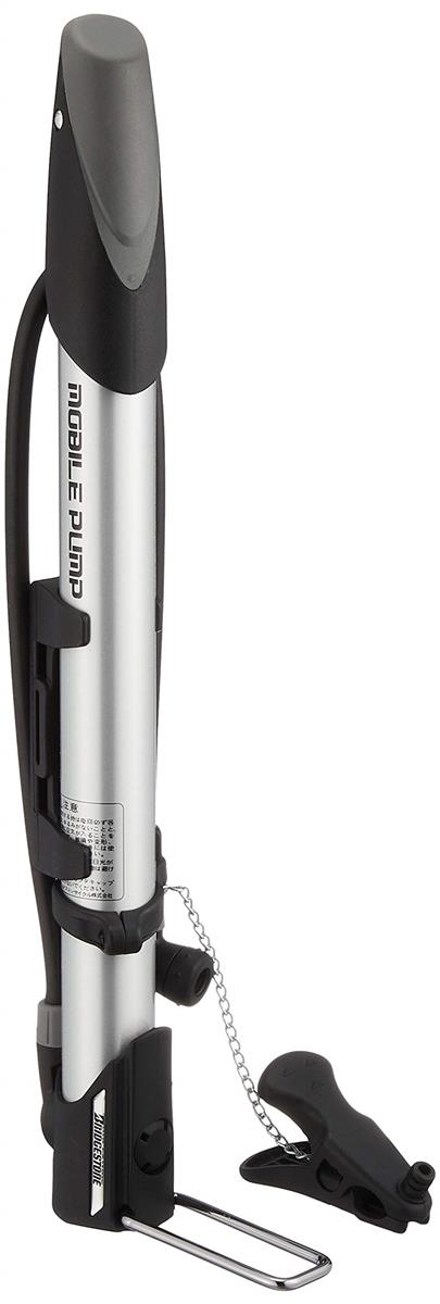 ブリヂストン(BRIDGESTONE) モバイルポンプ 自転車 空気入れ シルバー ボール・浮き輪用 アダプター付..