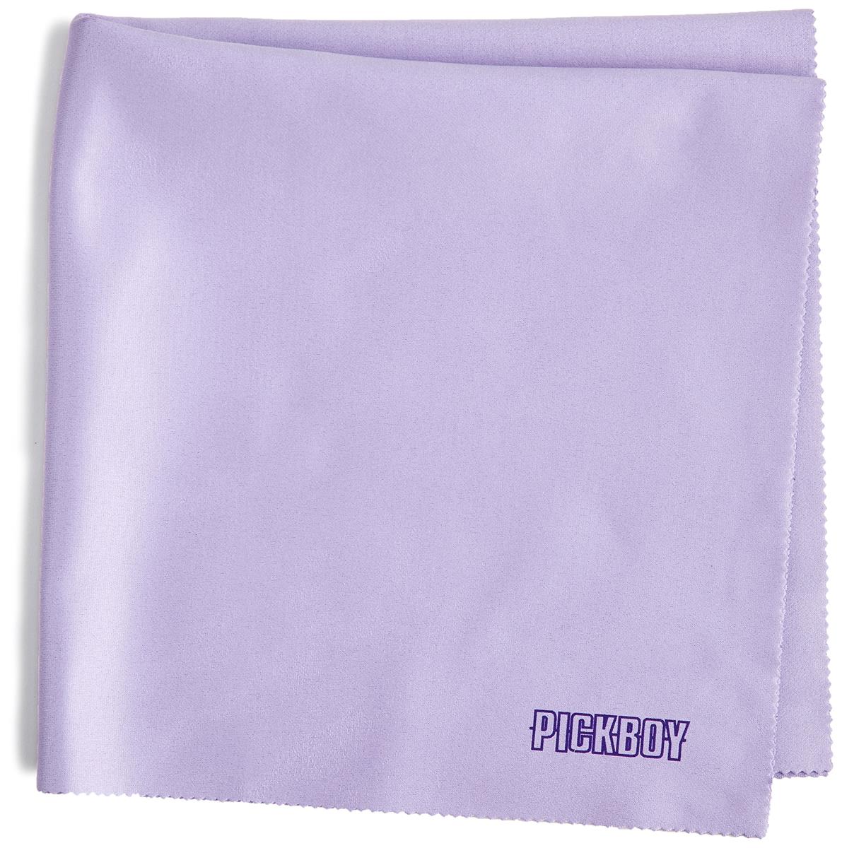 カラー：パープル◆商品名：PICKBOY ピックボーイ ギタークロス/パープル CL-150/PU素材:ポリエステル100% ノンシリコン400×400mmコットン103%、ノンシリコン製なので楽器にやさしく、綺麗に拭くことができ ます。