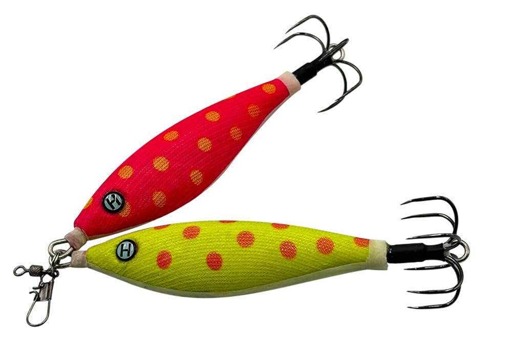 ハピソン(Hapyson) ハピタコ スッテ 6本針 (全傘) ピンクレモン YT-106-PL