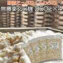 無農薬 玄米麹 乾燥 1kg ( 250g×4個 生