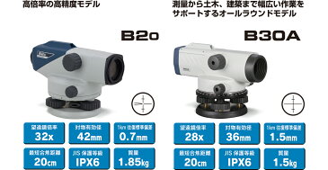 【SOKKIA】ソキア 自動レベル　B20　32倍 お得な金属三脚付セット