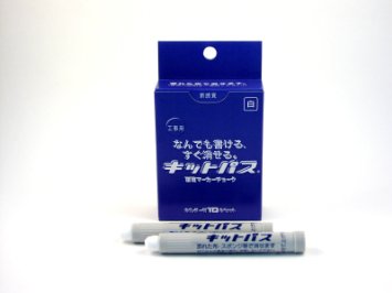 【日本理化学工業】工事用キットパス（白）10本入 KK-10-W＊メーカー直送品の為代引不可＊