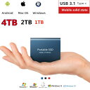 ポータブルSSD 1TB 2TB 4TB ハードディスク USB3.1 外付け 耐衝撃 強互換性 トランセンド 外付け ポータブルハードディスク