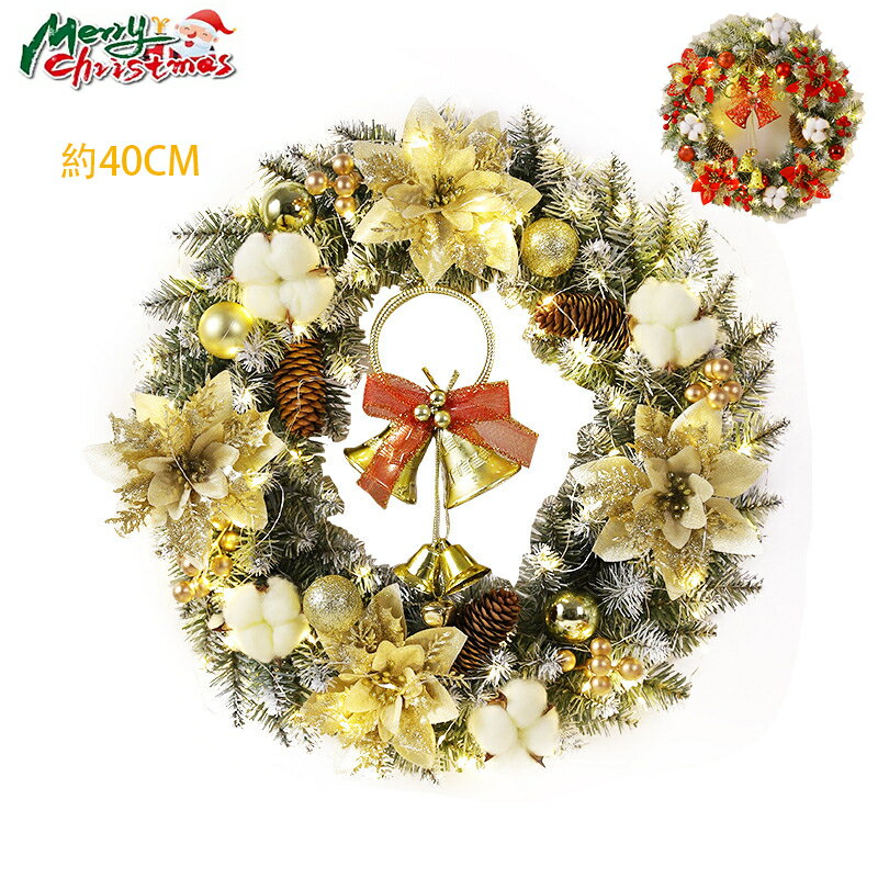 クリスマスリース リース 玄関 天然素材 直径40cm 北欧 おしゃれ ナチュラル 造花 飾り 秋 冬 クリスマス ギフト インテリア 店舗 装飾 ディスプレイ...