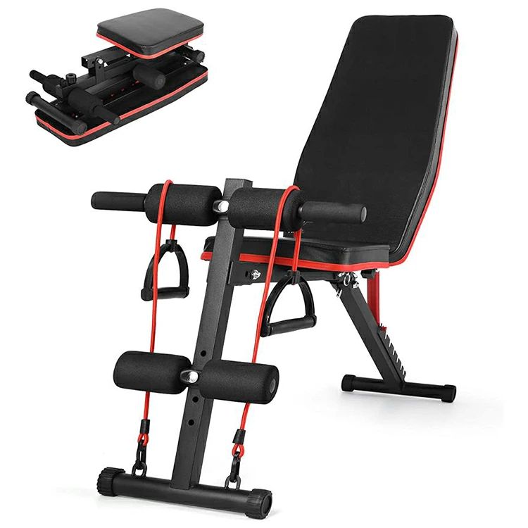 【商品コード】：y812990 【カラー】 ブラック ブラックtype1 ブラックtype2 重さ(約)：type1:9kg、type2:11kg 梱包サイズ(約)：type1/32X27X75CM、type2/32*28*75CM 原産国 : 中国 全身トレーニングに最適：このマルチトレーニングベンチで様々なトレーニングができ、上腕二頭筋カール、ベンチプレス、ショルダープレス、腹筋トレーニング、脚筋肉トレーニングなどに最適です。自宅やジムでの全身トレーニングに最適なデバイスです。 フラットベンチ時の安定性と、背もたれ角度調整機能を両立した マルチポジション トレーニングベンチ。運動時ダンベルベンチが揺れてバランスが取れない場合は、脚部のキャップを回転し、ダンベルベンチのバランスを調節することができます。 耐荷重構造：耐久性のインクライン ベンチは、頑丈なスチールチューブ製で。ユニークな三角支持構造は運動の間に訓練の多機能 フラットベンチの安定性を保障します。 さらに高密度フォームパッドで、家で快適で簡単な運動をすることができます。 【折りたたみ式】トレーニング後、本製品を半分に折り畳め、ベッド下や押入れに収納できます。折りたたみデザイン：高品質で折り畳み可能なトレーニングベンチ。折りたたみ式トレーニングテーブルは、より効率的なスペースを節約するために2回折りたたむことができます。ホームジムとしての使用しで、初心者と上級者ユーザーに合わせて使用できます。 多機能性：非常に自宅や屋外、室内やジムなどに適しています。 24時間フレンドリーなカスタマーサービス。 ※簡易包装となりますのでご理解の程よろしくお願いします。 ※手動測定による1〜3cmの測定偏差を許容してください。 ※モニターや光の効果が異なるため、実際の色は写真の色と若干異なる場合があります。 ※仕様・デザインは改良のため予告なく変更することがあります。