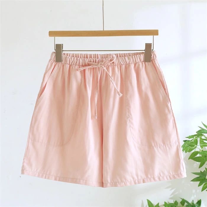 ルームパンツ ガーゼコットン パジャマ レディース 短パン ショートパンツ 単品 ル...