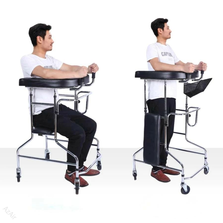 【安定性が私たちの優先事項です】：高い耐荷重と頑丈なフレーム，任意の表面を移動します。歩行補助装置は、障害のある歩行、脚と足のリハビリトレーニング、高齢者の歩行支援、および生活の質の向上に使用できます【高さ調節可能＆】：高さは10段階で調節でき、迅速で安定した設置、周囲のジョイントの高さは、穴あきスチール管クリップで設定します。4角度の水平と安定性を確保します。より幅広い人々の利用を促進するため。【方向転換式キャスター】：車輪付き歩行補助器 360°回転する4つあり，移動しやすい，前進/腰をかがめ/停止しやすく，室内移動/立位を強力に支持し，自由に移動する。【高品質素材】：手すりのデザイン、高密度のスポンジ、汗を吸収する滑り止めアームは、U字型のカウンタートップで無力で信頼性があります。清掃しやすい。厳選された1.2mm厚のメッキ鉄は、150kgの重さに耐え、スムーズな走行が可能。【柔らかい座面】折りたたみ式歩行器には柔らかい座面も装備されています。歩行中に腰掛けることができ、高齢者やリハビリ患者、障害者、または歩行補助が必要な方の歩行負担を軽減すること 【原産国／製造国: 中国】 .介護用歩行器、リハビリ歩行器、折りたたみ式歩行器、高さ調整、ブレーキ付き、歩行補助、折り畳み、コンパクト、組み立て簡単、座面付、キャスター付き、高齢者、シニア、室内歩行、屋外歩行、軽量、安定、収納、持ち運び、介護用品、リハビリ用品を探す方におすすめ。毎日の歩行練習や移動を支える人気商品です。。 指定された配送時間は承っておりません。【AzAir】