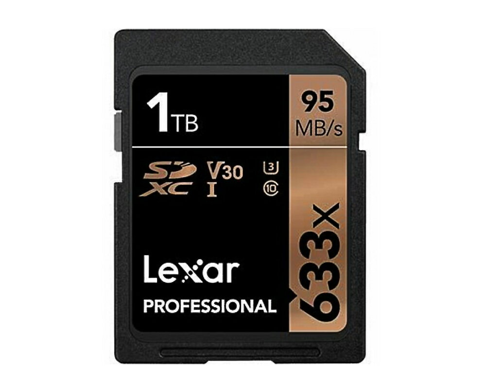 1TBSDXCカードSDカードLexarレキサーProfessional633xClass10UHS-1U3V30R:95MB/sW:70MB/s海外リテールLSD1TCB633◆宅