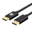 ǥץ쥤ݡȥ֥ 1m DisplayPort1.2 (DP1.2) miwakura ¢ 21.6Gbps 4K 60Hz / 2K 144Hz HDCP ٥å ֥å MAV-DP1210 
