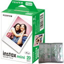  FUJIFILM フジフィルム インスタントカメラ チェキ instax mini用フィルム 20枚(10枚入x2個パック) INSTAXMINIJP2 ◆メ
