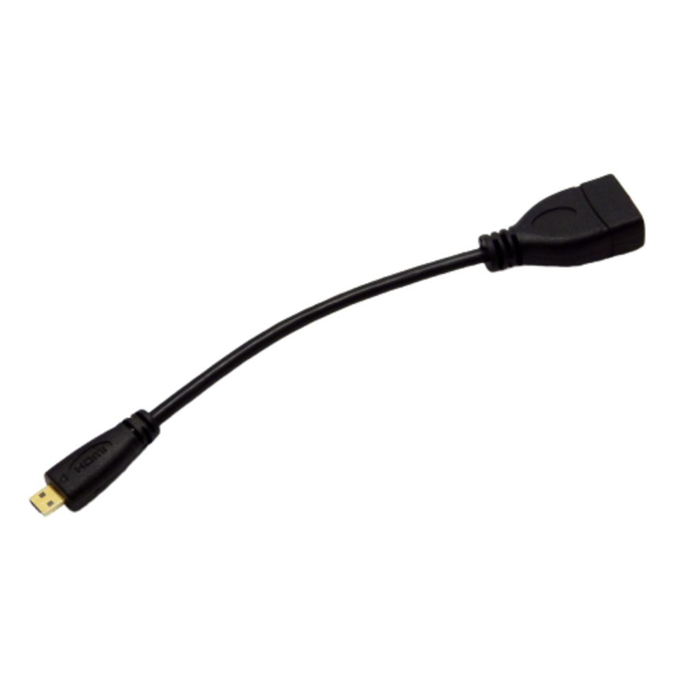 microHDMI - HDMI Ѵ֥ 15cm SSA  ϥԡHDMI ver1.4 microHDMI()-HDMI-A(᥹) ֥å MCHDMI-15H 