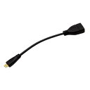 microHDMI - HDMI ϊP[u 15cm SSA GXGXG[ nCXs[hHDMI ver1.4 microHDMI(IX)-HDMI-A(X) ubN MCHDMI-15H 