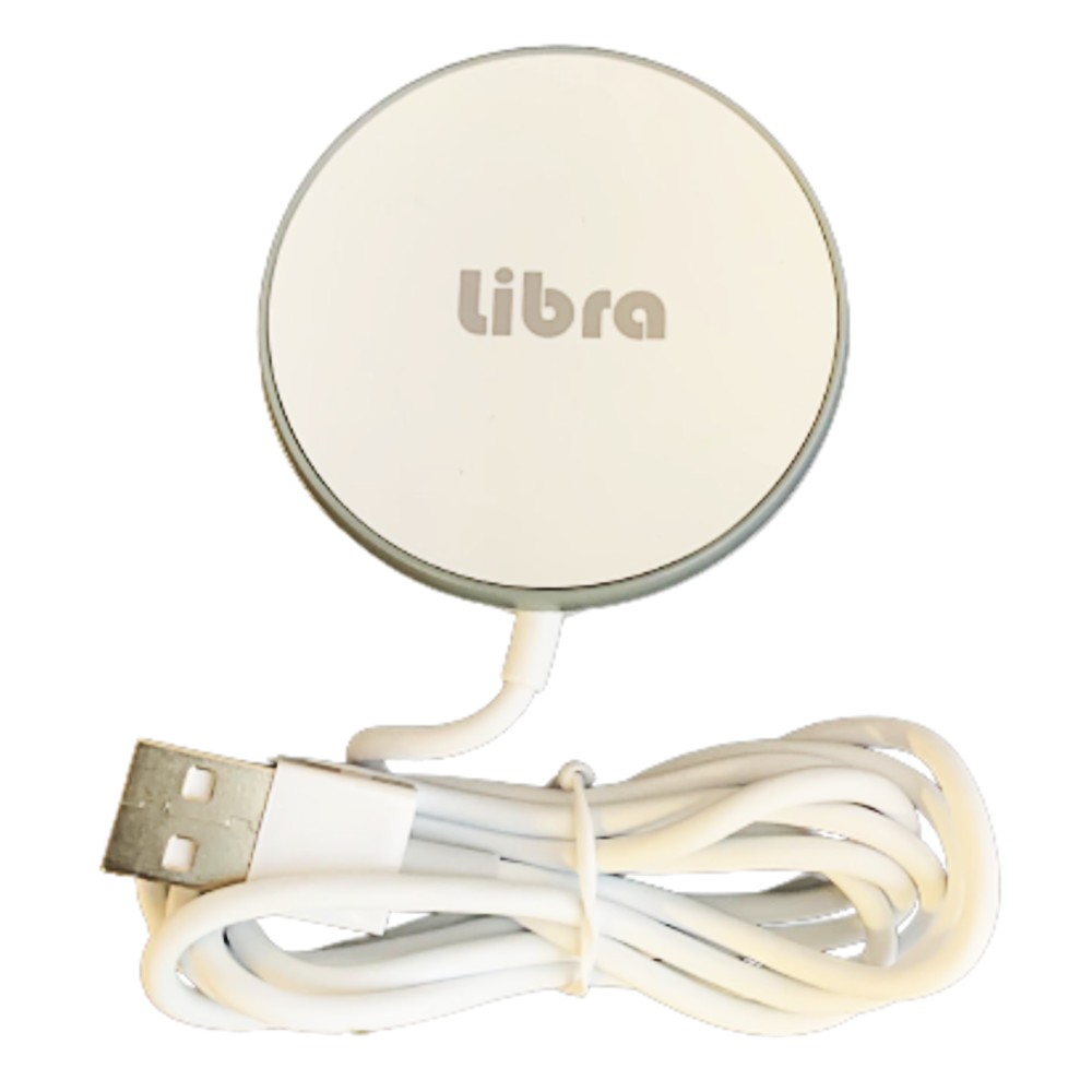 マグネットワイヤレス充電ケーブル 10W急速充電 iPhone12対応 USB-A接続 ワイヤレス充電器 100cm Libra LBR-MGUSB1m メ