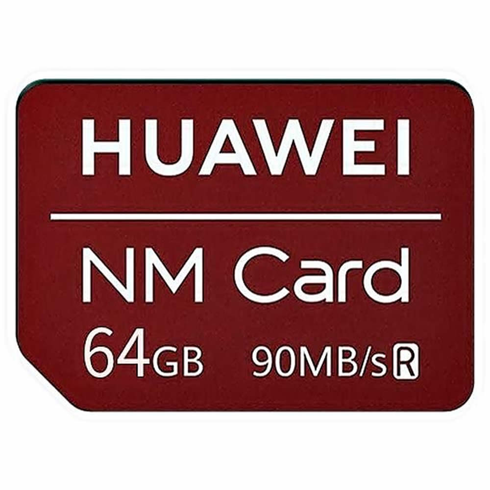 64GB NM Card ナノメモリーカード HUAWEI ファーウェイ純正 R:90MB/s NanoSIMサイズ 海外リテール(中文/台湾製) NMC64G ◆メ