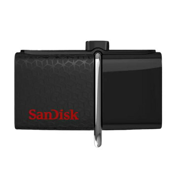USBメモリ USB 256GB USB3.1 Gen1(USB3.0) USB-A/microUSB 両コネクタ搭載 SanDisk サンディスク Ultra Dual R:150MB/s スライド式 ブラック 海外リテール SDDD2-256G-GAM46 ◆メ
