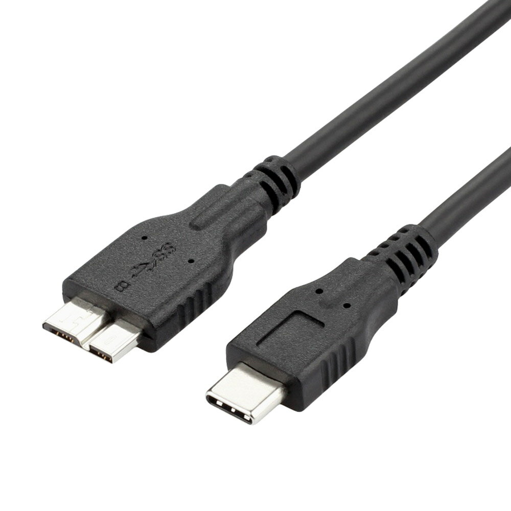 USB-C to USB3.0-microBケーブル 1m 最大3A m