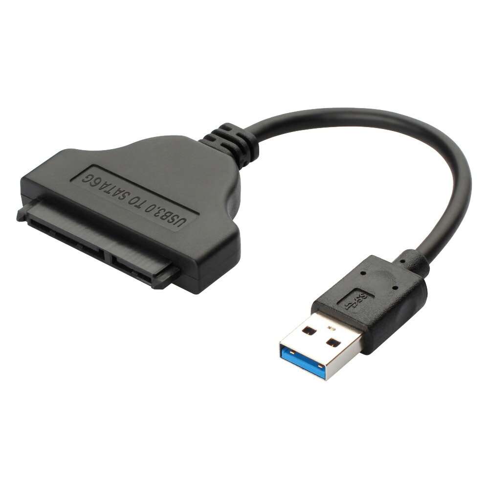 USB3.0-A to SATAケーブル 2.5インチ HDD / SSD接続用 16cm miwakura 美和蔵 5Gbps SATA3 UASP バスパワー ブラック MPC-SATA3TU3-K メ