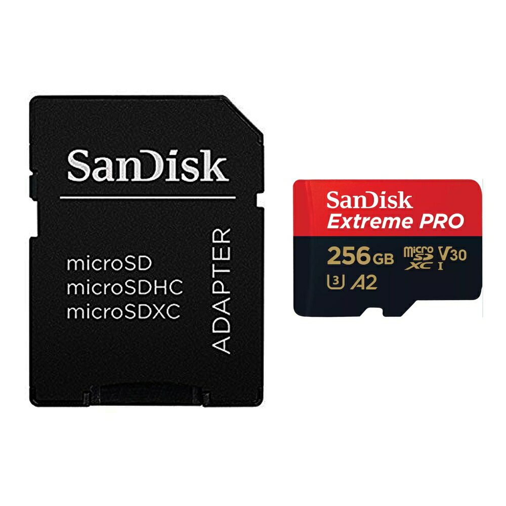 }CNSDJ[h 256GB microSDJ[h microSDXC SanDisk TfBXN Extreme PRO Class10 UHS-I U3 V30 A2 R:200MB s W:140MB s Nintendo SwitchmF SDA_v^t COe[ SDSQXCD-256G-GN6MA 