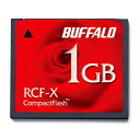 コンパクトフラッシュ CF 1GB CFカード BUFFALO バッファロー RCF-Xシリーズ ハイコストパフォーマンスモデル RCF-X1GY ◆メ