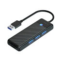 USB ハブ USB3.0 3ポート+USB3.0カードリ