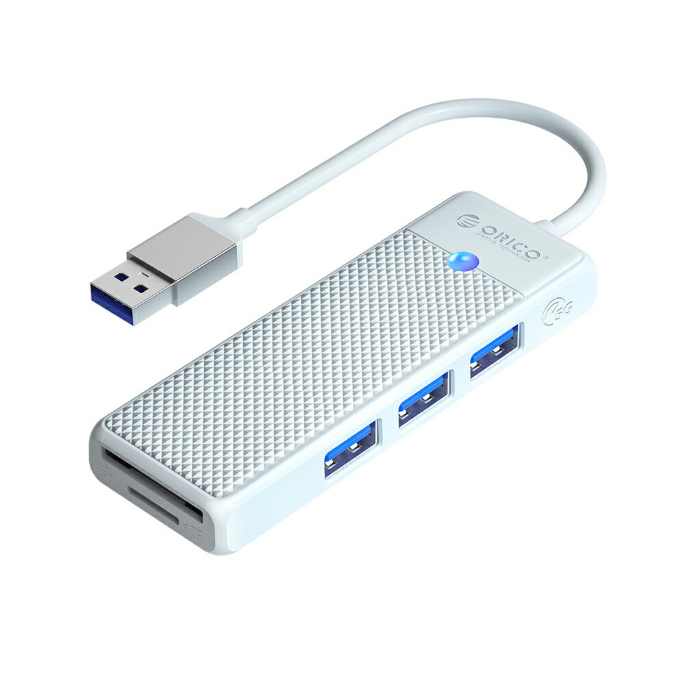 USB ハブ USB3.0 3ポート+USB3.0カードリ