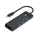 USB nu USB3.0 3|[g+USB3.0J[h[_[ ORICO IR  5Gbps oXp[ USB-A ~3 / SDXbg ~1 / microSDXbg ~1 USB-CP[u(15cm) ubN COe[ PAPW3AT-C3-015-BK-EP 