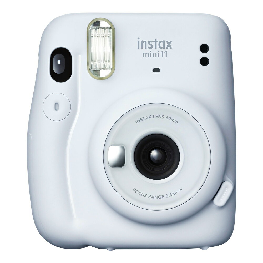 チェキ インスタントカメラ instax mini 11 ICE WHITE FUJIFILM フジフィルム チェキカメラ 本体 アイスホワイト INSMINI11WHT ◆宅