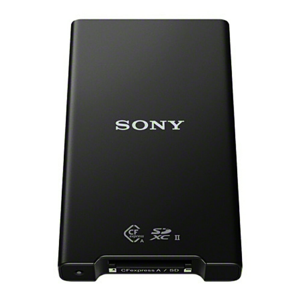 CFexpress Type A / UHS-II SDカードリーダー USB3.2 Gen2 10Gbps SONY ソニー 高速転送 USB-C to C / USB-C to Aケーブル 2本付 MRW-G2 ◆宅