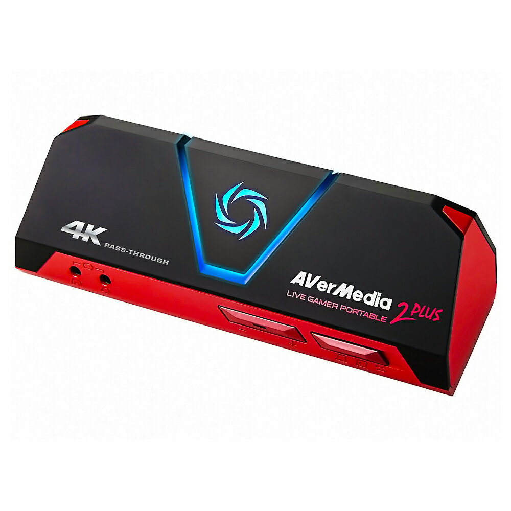 ゲームキャプチャー Live Gamer Portable 2 PLUS AVerMedia アバーメディア USB給電 4Kパススルー 1080p/60fps高画質録画 AVT-C878PLUS ◆宅