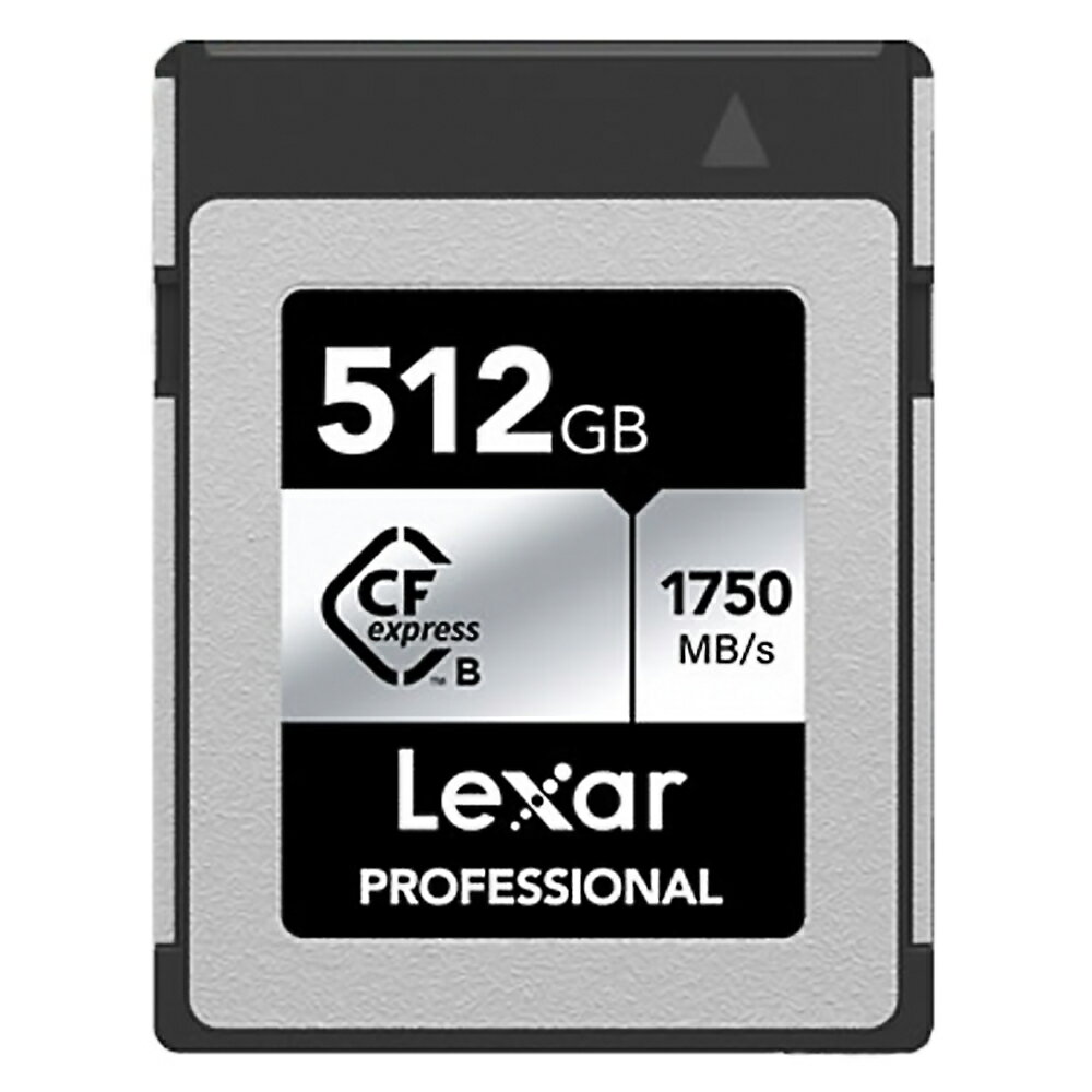 楽天風見鶏CFexpress 512GB Type-B CFエクスプレス Lexar レキサー Professional SILVER 4K R:1750MB/s W:1300MB/s 海外リテール LCXEXSL512G-RNENG ◆メ