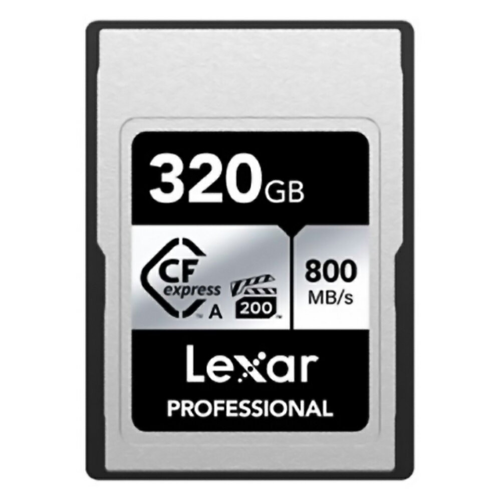 CFexpress Type-A 320GB CFGNXvX Lexar LT[ Professional SILVER R:800MB s W:700MB s 8K VPG200 COe[ LCAEXSL320G-RNENG 