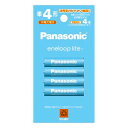 エネループライト 単4形 4本パック Panasonic パナソニック eneloop lite 単四 四本 充電池 容量680mAh お手軽モデル BK-4L...