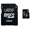 ޥSD microSDXC 64GB microSD LAZOS ꡼ǥƥ CLASS10 UHS-I U3 R:100MB/s W:70MB/s SDץ ܸѥå L-B64MSD10-U3 