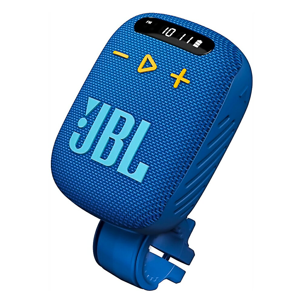 ポータブルスピーカー JBL WIND 3 Blue ハンドルマウント同梱 IP67 防水防塵 Bluetooth5.0 microSD AUX入力 ハンズフリー通話 並行輸入品 ブルー JBLWIND3BLU ◆宅
