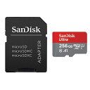 J/oNi(mF) y256GBz SanDisk TfBXN Ultra microSDXCJ[h Class10 UHS-I A1 R:100MB/s SDϊA_v^[t COe[ SDSQUAR-256G-GN6MA 