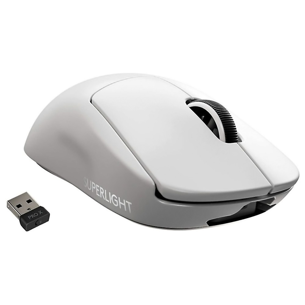 ゲーミングマウス G PRO X Superlight White ワイヤレスマウス 無線 Logitech ロジテック Bluetooth HERO 25Kセンサー 超軽量63g 並行輸入品 ホワイト GPROXSUPERLIGHT-WH ◆宅