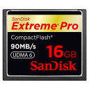 コンパクトフラッシュ CFカード 16GB SanDisk サンディスク Extreme R:120MB/s W:60MB/s UDMA対応 海外リテール SDCFXS-016G-X46 ◆メ