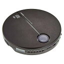 ポータブルCDプレーヤー CD/MP3再生 VERSOS ベルソス 音飛び防止 リピート イントロ プログラム再生 2電源対応:AC電源/乾電池 ブラック×ブラ...