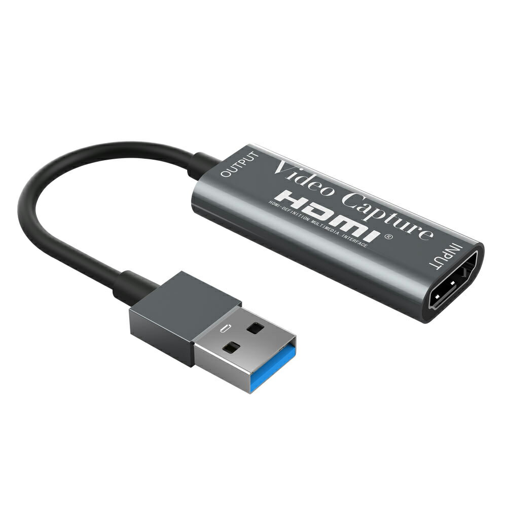 HDMI to USB ゲームキャプチャー ゲーム実況 画面共有 録画 ライブ会議 miwakura 美和蔵 入力4K/60Hz 出力1080p/30Hz 小型軽量 電源不要 MAV-HDMCAPU3 ◆メ